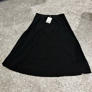 NWT Everlane City Stripe Midi Skirt